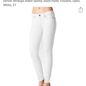 Paige Verdugo Ankle white jeans size 30, EUC